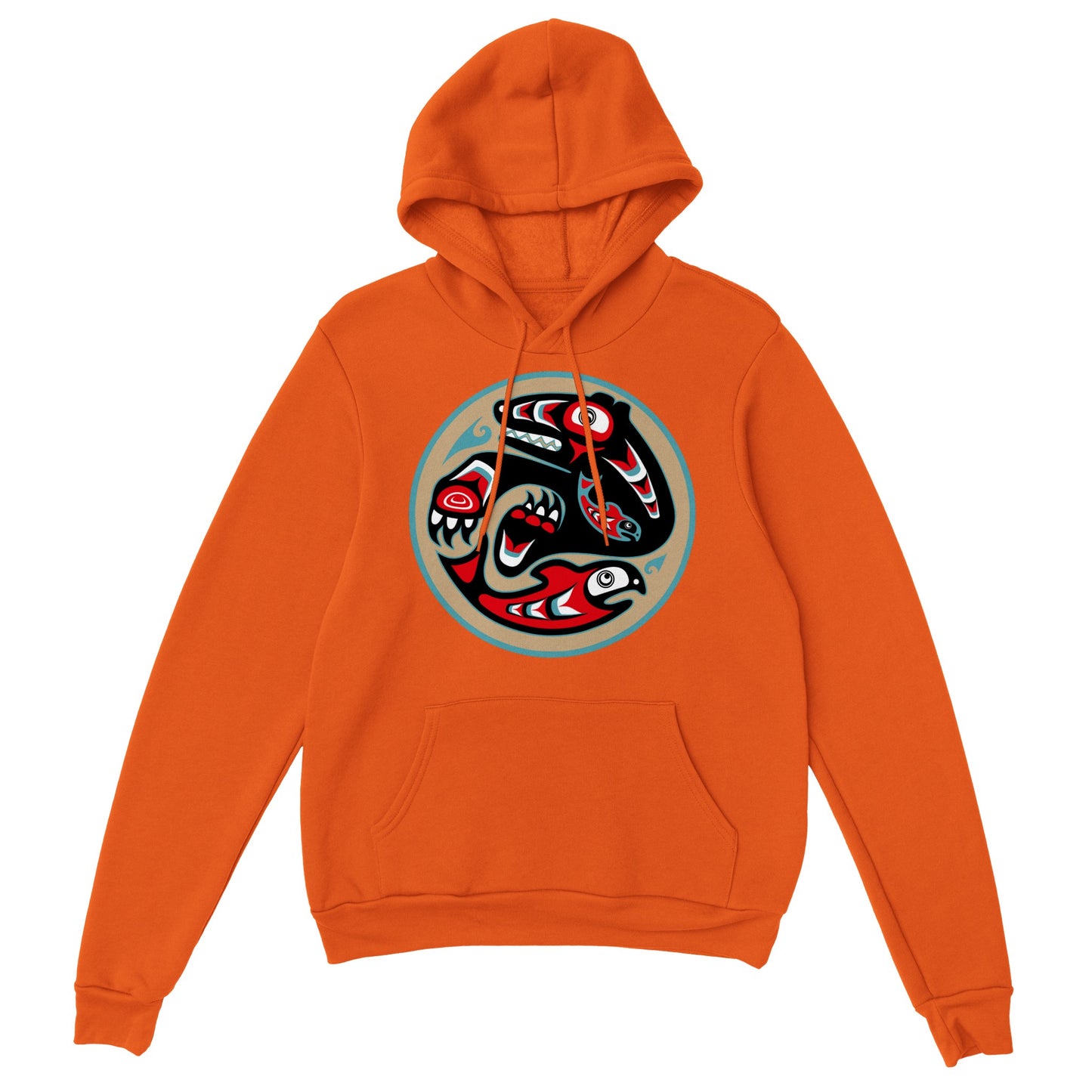 Bear catching salmon Hoodie