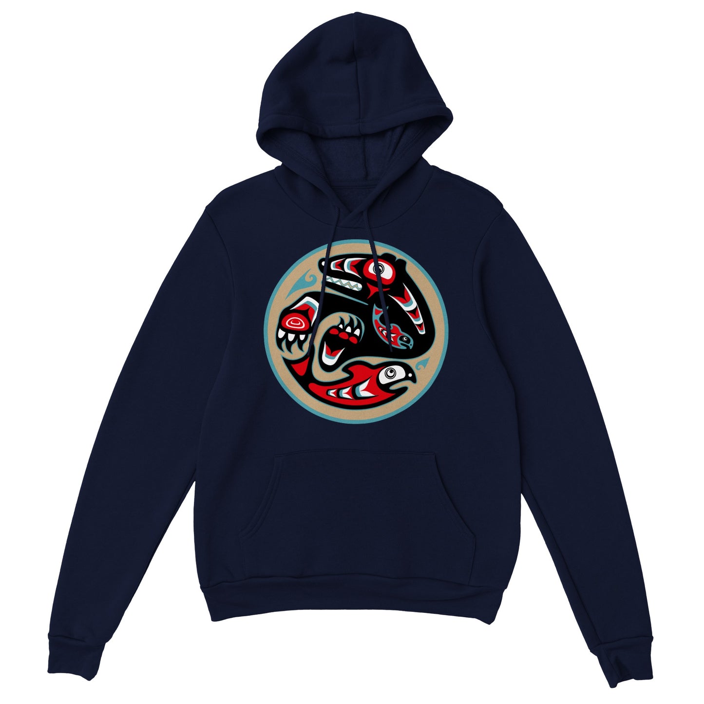 Bear catching salmon Hoodie